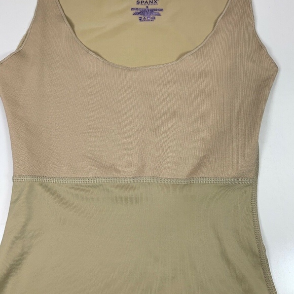 SPANX size S nude sleeveless stretch tummy control - Picture 2 of 5